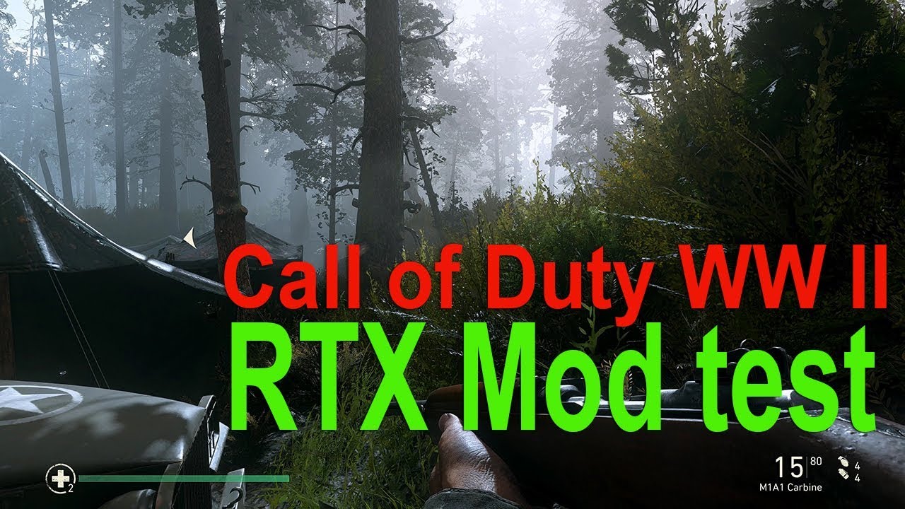 Quick test: Call of Duty WW II Ray Tracing mod - YouTube