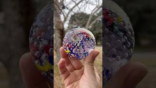 2000 degree glass paperweight! #shorts  #satisfyingvideo #art #paperweight #experiment  #satisfying