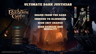 Baldur's gate 3 build guide The Ultimate Dark Justiciar (Fighter/Rogue)