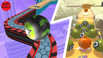 GOING BALLS vs ACTION BALLS SpeedRun Gameplay Android, iOS #189 | NEW Levels Update