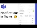 How to manage Notifications Settings in Microsoft Teams [2021]