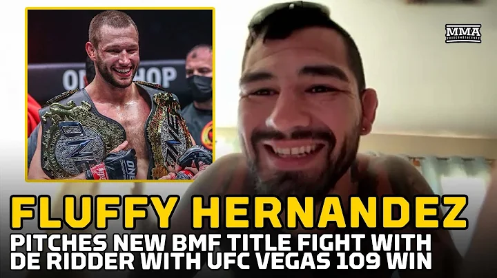 Anthony Hernandez Pitches 'BMF' Fight vs. Reinier de Ridder, Predicts DDP vs. Khamzat