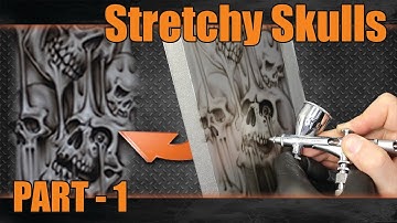 How to airbrush Stretchy Skulls - Part 1