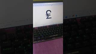 Lira Symbol Shortcut ₤ in MS Word #wordtips #unicode #typing #keyboardshortcuts #symbol #tips #asmr