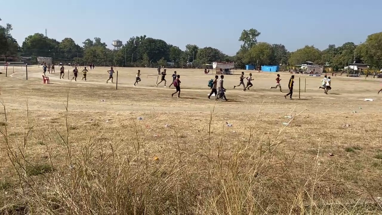 RRC Western Railway Group D PET Running Ratlam Football Ground 16-01-2023