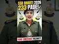 SSB head constable Bharti 2026||#ssb #military #indianarmy #army #trending #shorts