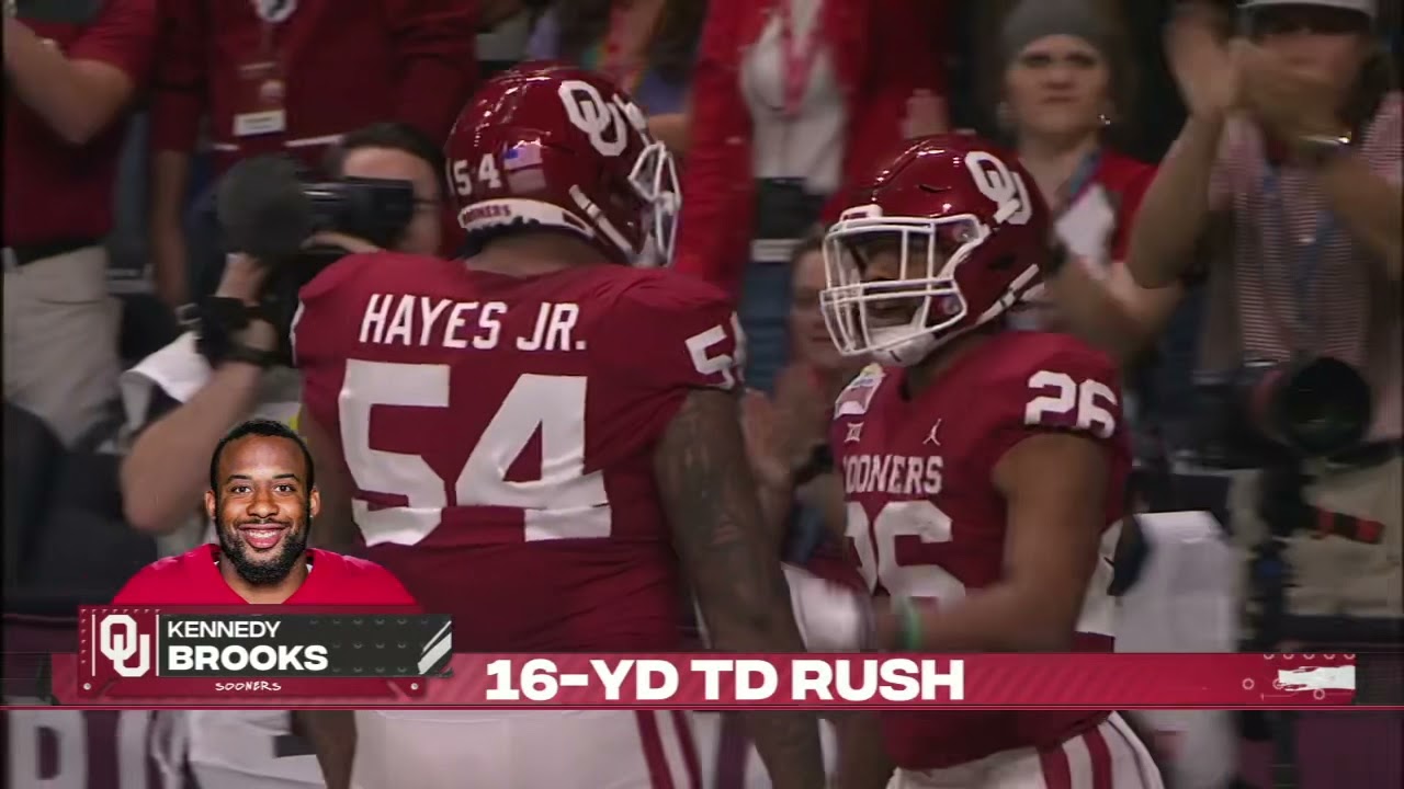 Kennedy Brooks touchdown run gives OU early lead vs Oregon Alamo Bowl