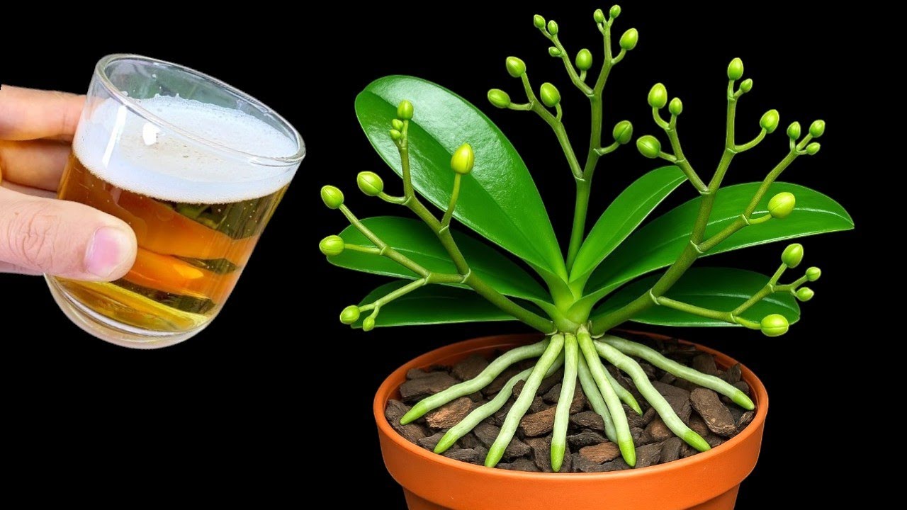 🌸Just Pour Once! Each Orchid Branch Grows Hundreds Of Flowers, Healthy Roots!