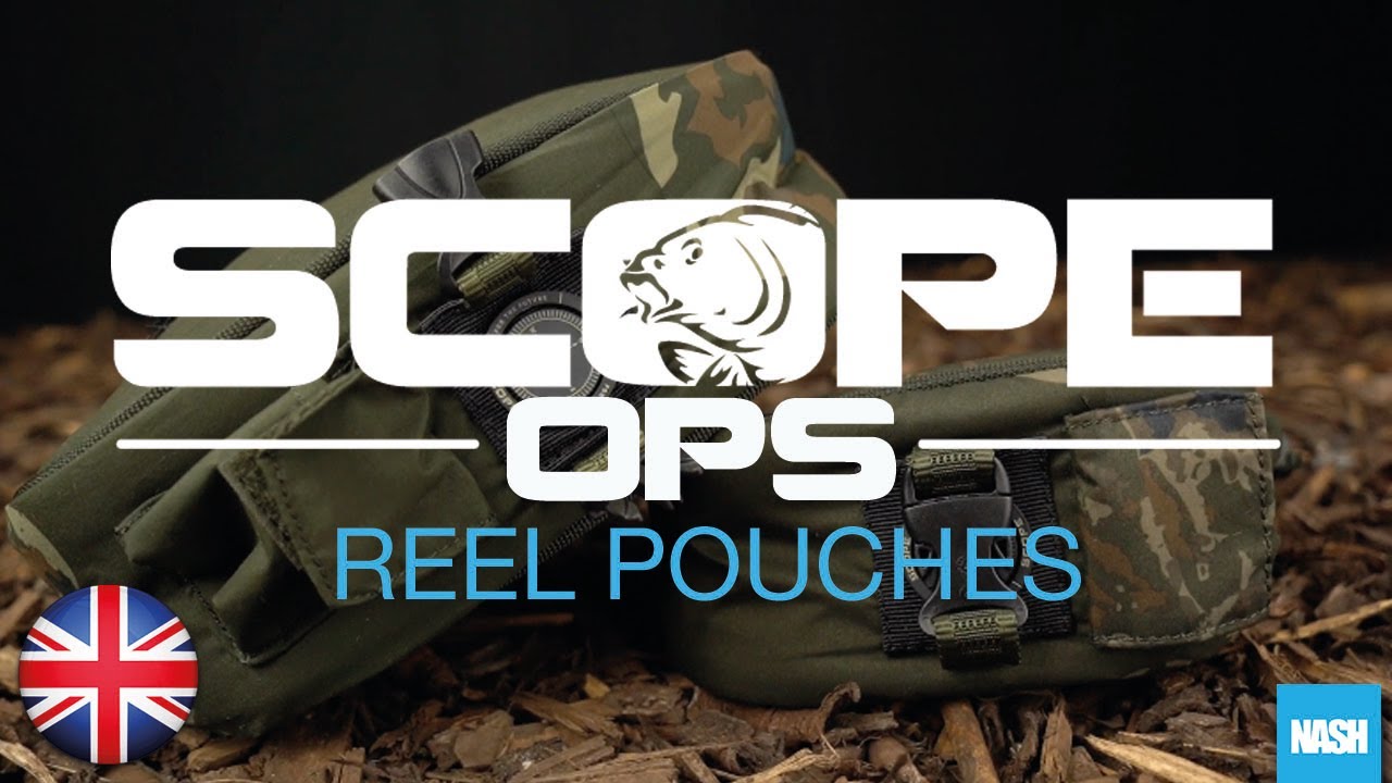 nash scope tobacco pouch NASH SCOPE OPS REEL POUCHES