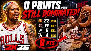 This *PRIME* DENNIS RODMAN BUILD is DOMINATING the SOLO REC without SCORING in NBA 2K26