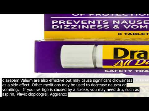 What meditions to take for vertigo meclizine is a medicine belonging to the antihistamin