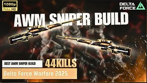 Best AWM Loadout in Delta Force🤍🖤