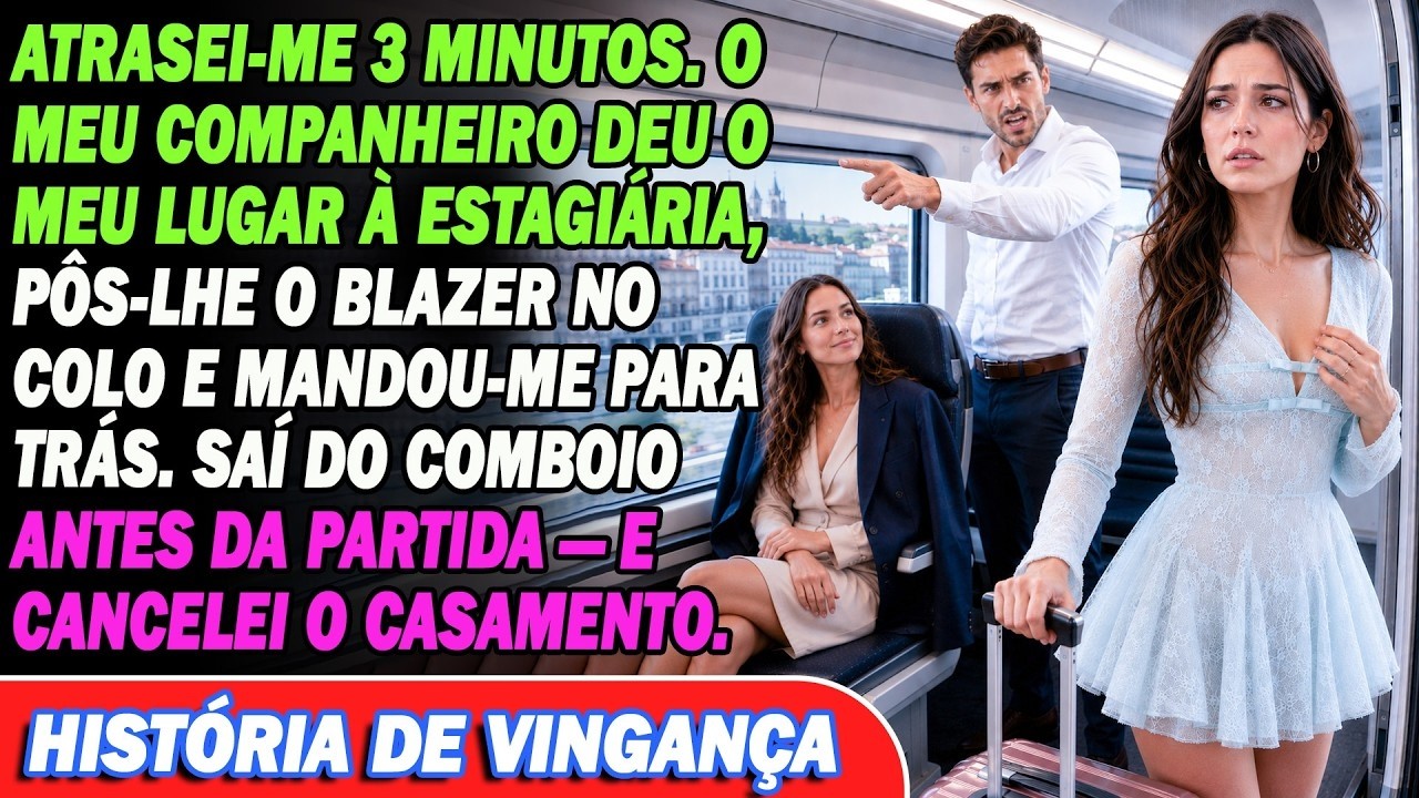 Eu estava três minutos atrasada para o Alfa Pendular para o Porto quando entrei ofegante na carruagem e descobri que o meu lugar tinha sido ocupado pela Joana, a nova estagiária. Só que ela não...