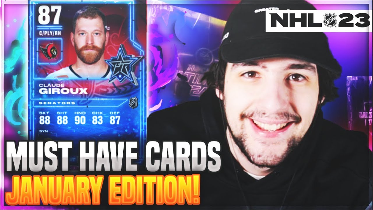 MUST HAVE CARDS IN NHL 23 HUT (JANUARY EDITION) YouTube