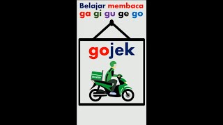 Belajar membaca ga gi gu ge go