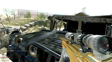 Sniper L118A Quickscope M.O.A.B Modern Warfare 3 Gamplay #3