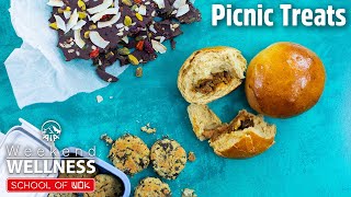 Char Siu Bao, Seaweed Biscuits & Chocolate Bark | Weekend Wellness
