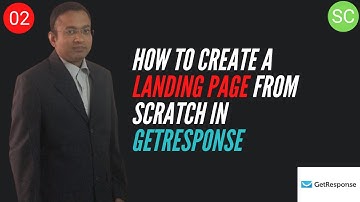 How to Create a Landing Page from Scratch in GetResponse | GetResponse Tutorial | Sanjay Carpenter