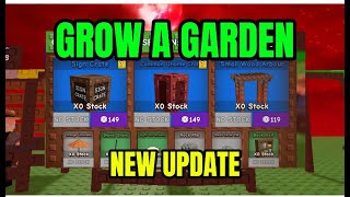 New Cosmetic Update In Grow A Garden Roblox