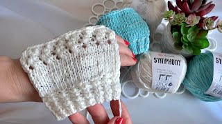 картинка: Обзор и тестирование пряжи SYMPHONY от YarnArt. Вяжу образцы, стираю, измеряю. Мое мнение!