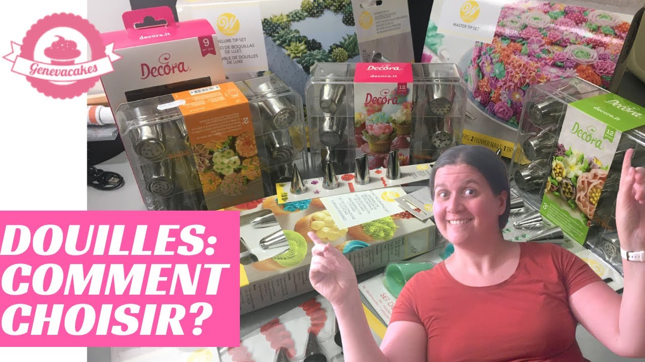 Boutique Genevacakes - Présentation douilles (kits, poches, adaptateur...)