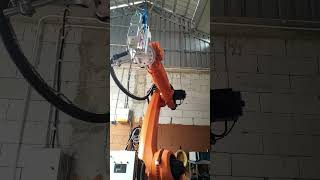 move with loop syntax. #kuka #robotarm #panritaspace