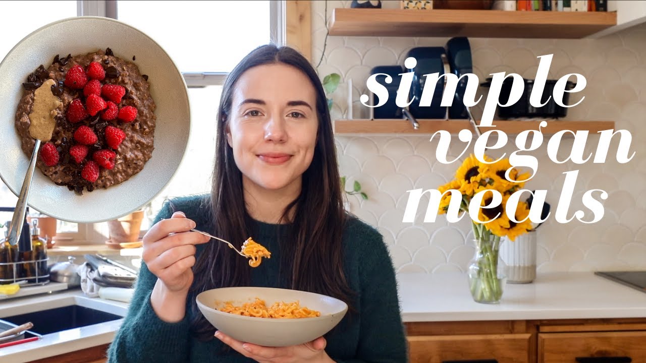 What I eat when I'm overwhelmed: easy vegan meals