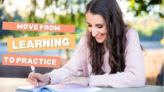 Shift from Learning to Practicing