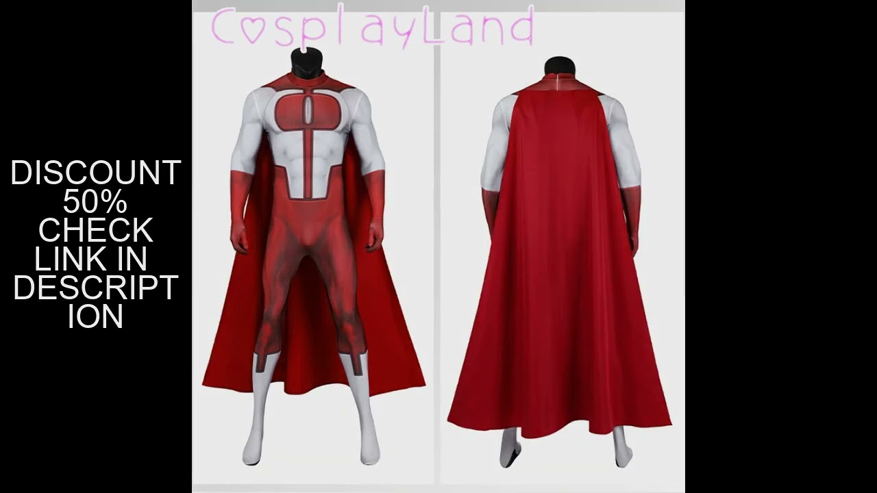 Nolan Cosplay Costume Kombat Zentai Jumpsuit with Red Cloak 3D Printed Men Bodysuit Outfit Halloween