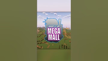 DAY 1 OF BUILDING THE SHOOPY SMP MEGA MALL #minecraft #shorts