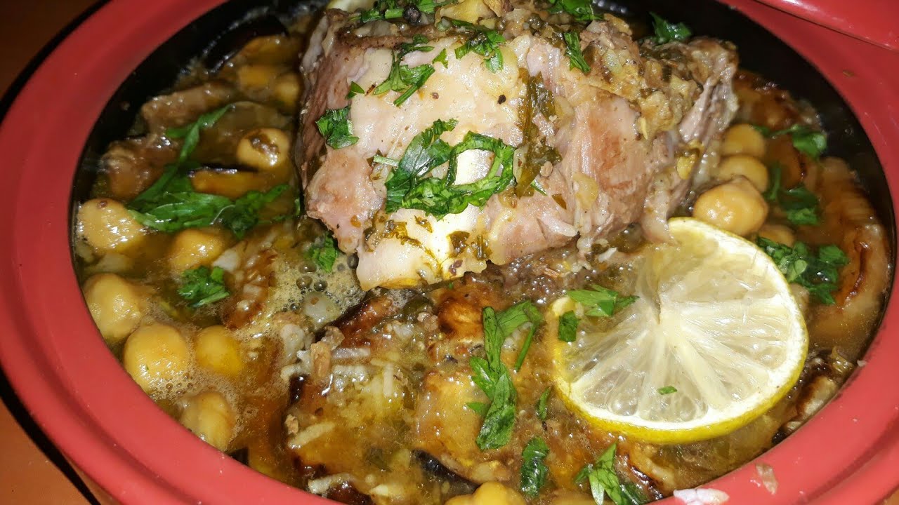 طاجين المدربل بالباذنجان من أروع الأطباق الجزائريه