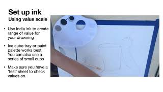 India Ink Value Drawing