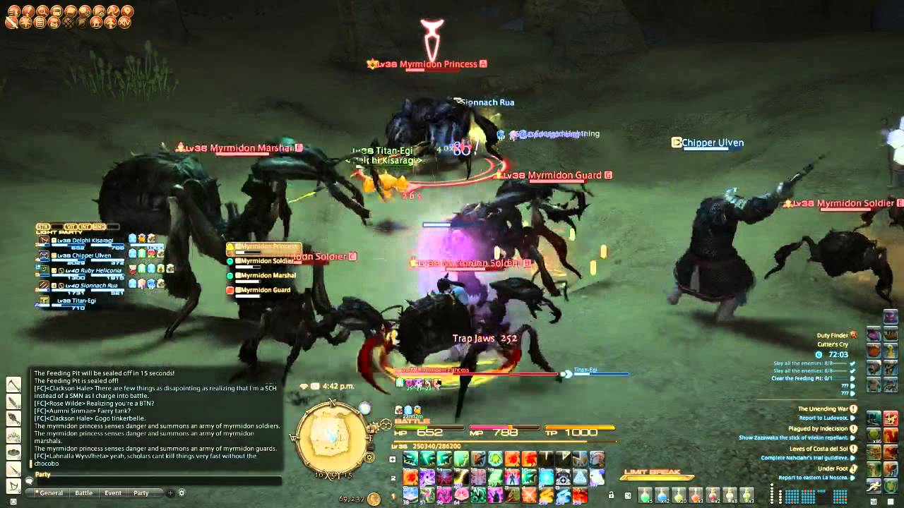 Myrmidon Princess in Cutter's Cry (Titan Egi Strat)