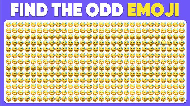 Find The Odd One Out - Hard Edition - Emoji Quiz | Quiz Alien