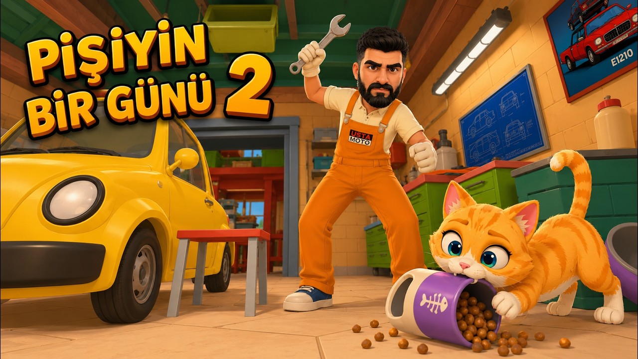 Pişiyin Bir Günü 2 / Qarajda