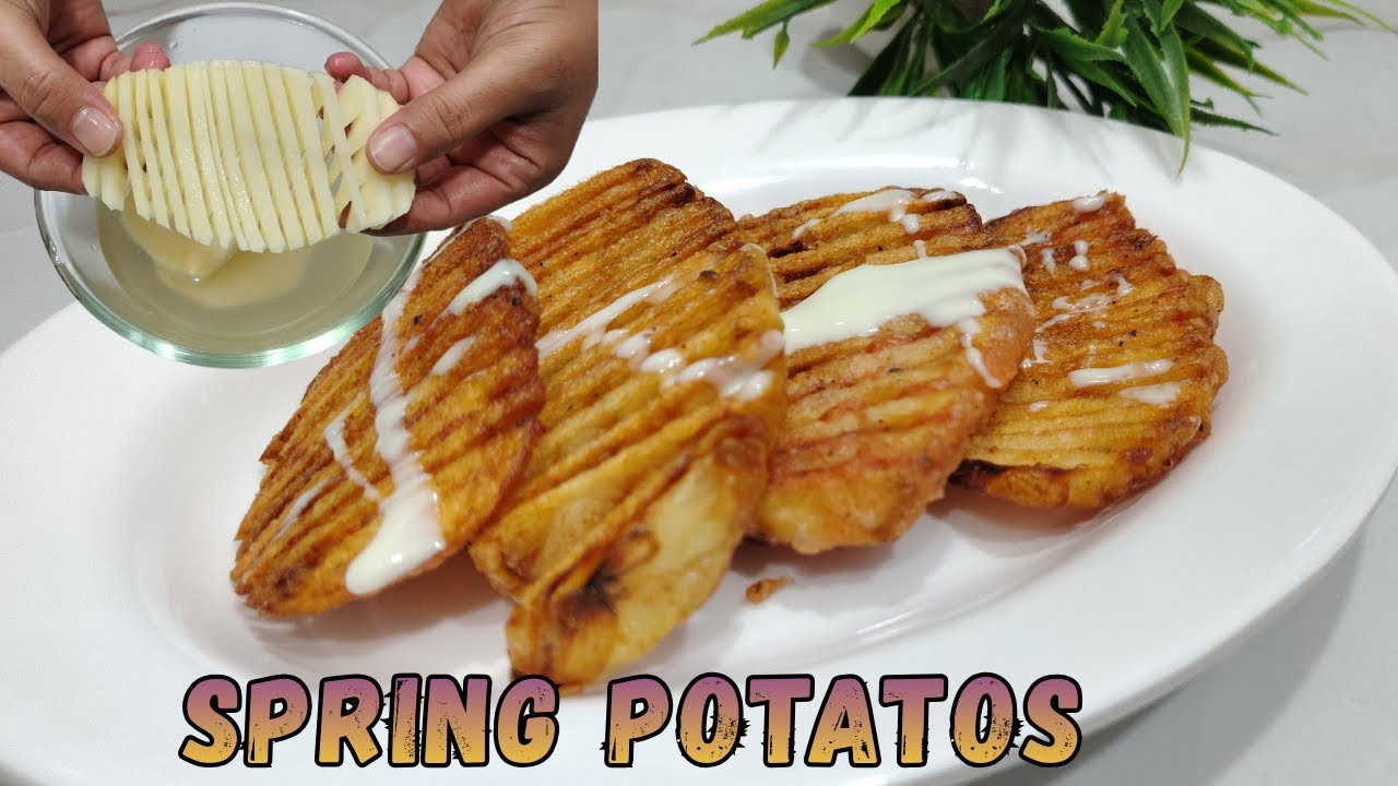 Spring Potato Recipe | How to make Potato Twister at Home | Easy Snacks | Bushra’s Yummy Recipe