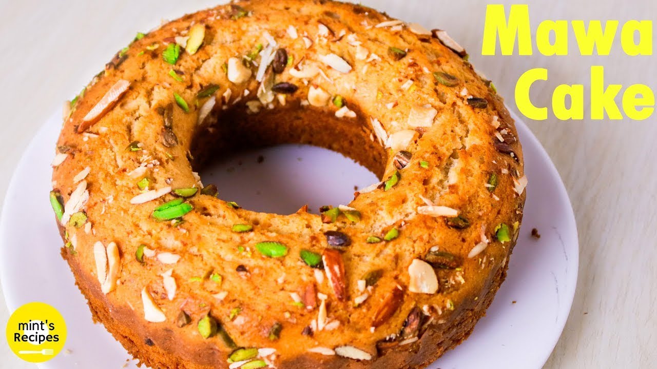 मावा केक बनाइये तुरंत घर पे वो भी प्रेशर कुकर में | Eggless Mawa Cake Recipe in Hindi | MintsRecipes