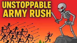 UNSTOPPABLE ARMY RUSH |  Epic Stickman Battle Strategy Explained (part-1) screenshot 4
