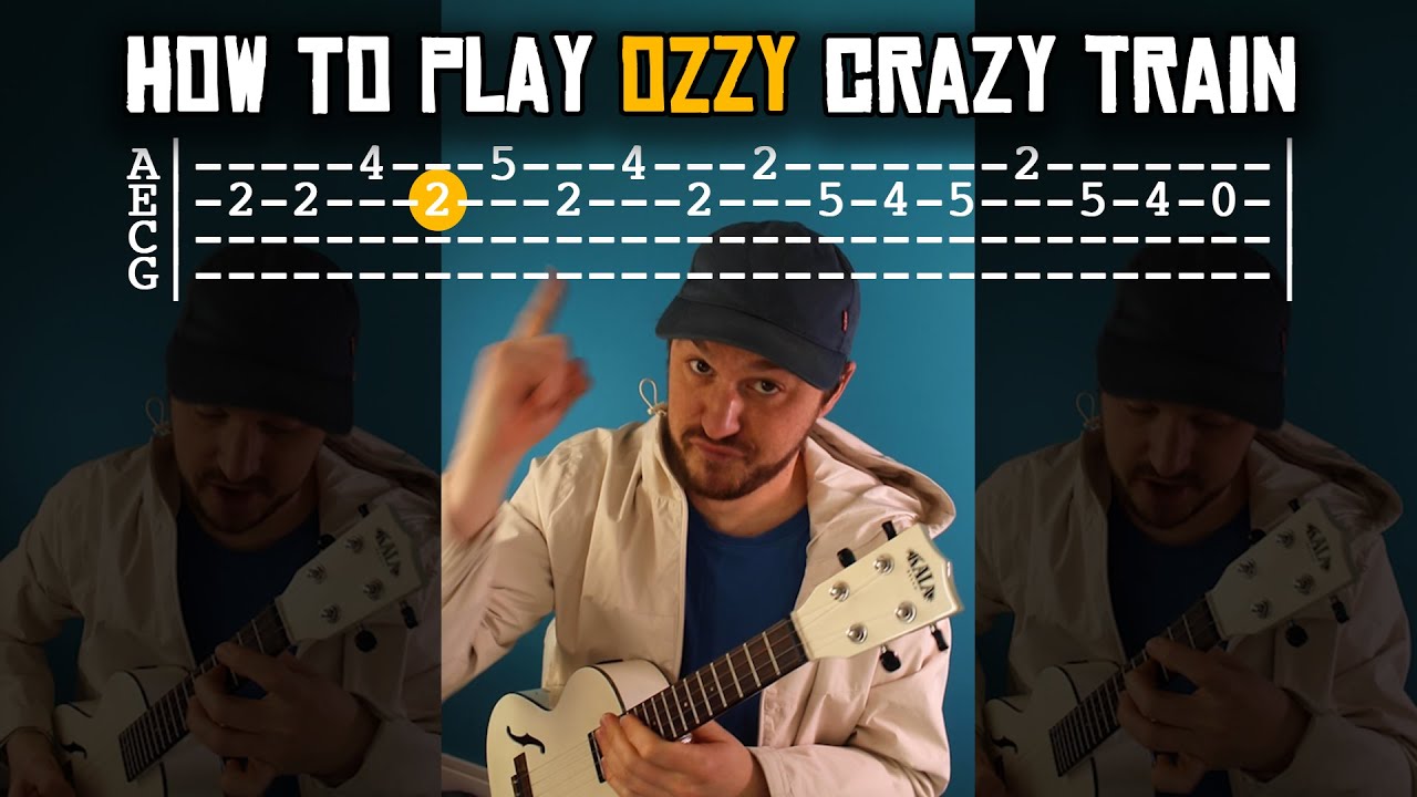 Ozzy Osbourne - (Ukulele Tabs) #shorts - YouTube