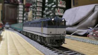 【鉄道模型】ＨＯゲージ　ＥＦ64 0番台　伯備線のコンテナ貨物を再現