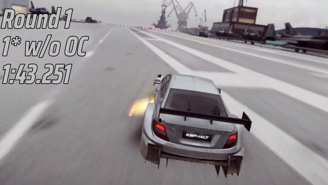 Asphalt Legends. Mercedes-Benz C63 AMG DTM Grand Prix: Round 1 - 