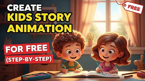 How To Make Animated Kids Story Videos Using FREE AI Tools | Step by Step Guide 