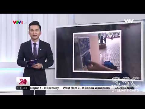 Video [Chuyển động 24h] Trường cấp 2 đầu tiên điểm danh bằng... - YouTube