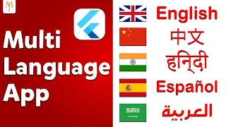 Flutter Tutorial - Create Multi Language App (i18n) | Internationalization In Flutter