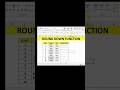 Round down function using in Excel #excel #shortsfeed #shorts #computer #learnexcel
