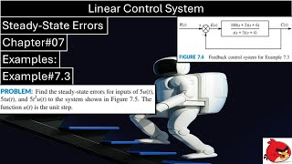 Linear Control System | Chapter#07 | Example#7.3 | Steady State Error | Wisely