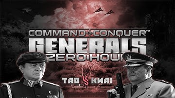 C&C Generals Zero Hour - Generals Challenge - Tao vs Kwai - Hard Difficulty
