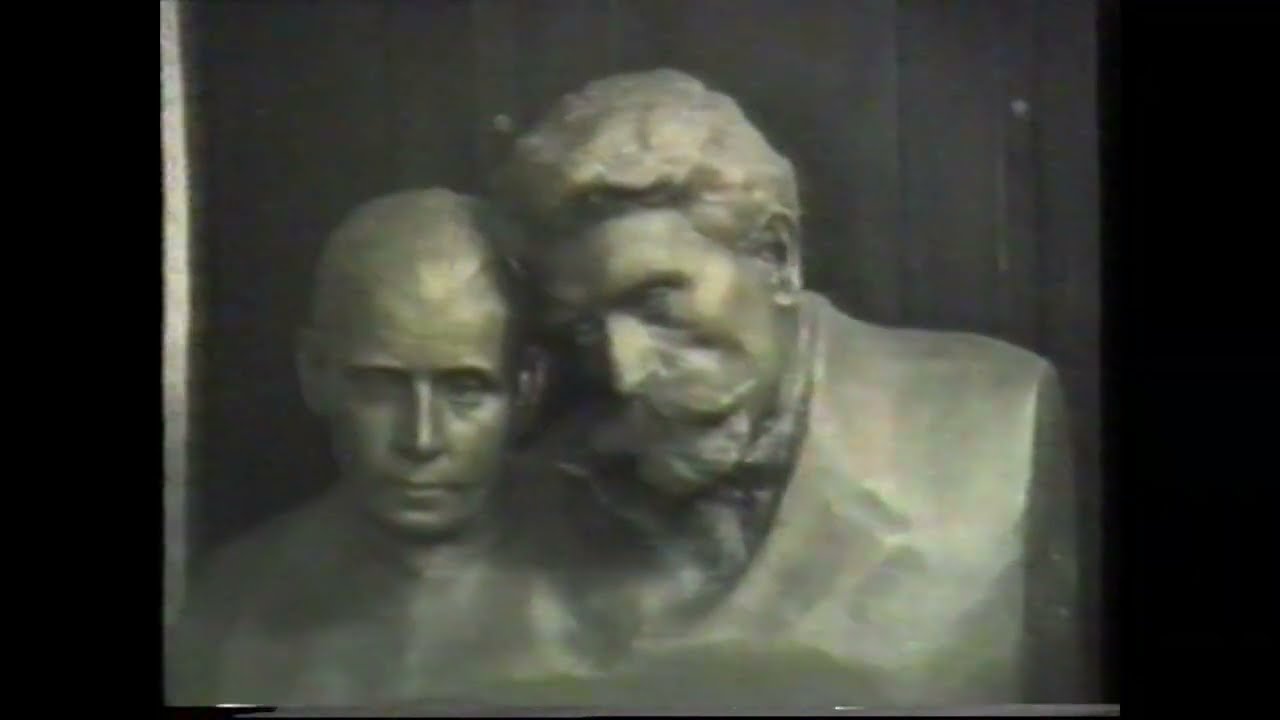 Koncz László kiállítás a Városi Könyvtárban 1989.
