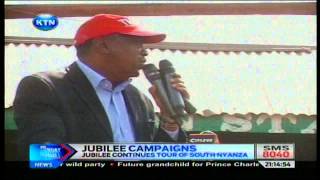 News : Jubilee campaigns in  Kisii