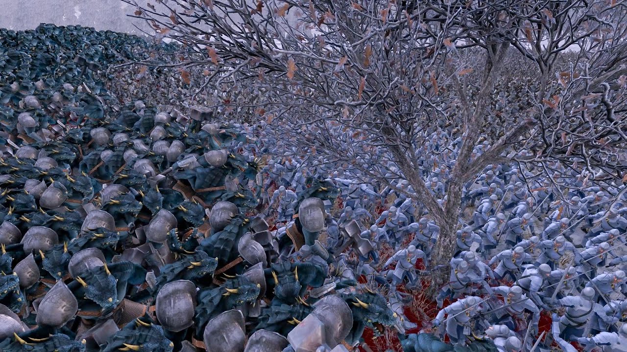 18 000 Soldier of Gondors VS 13 000 Dragon-Man:Weaps (Ultimate Epic Battle Simulator 2 /UEBS 2)_UEBS